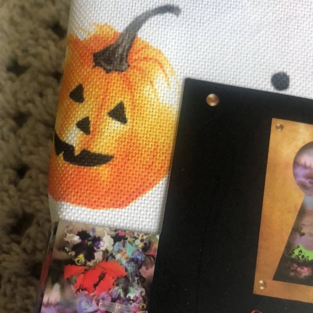 Cynthia Rowley Festive Pumpkin HALLOWEEN Napkins
